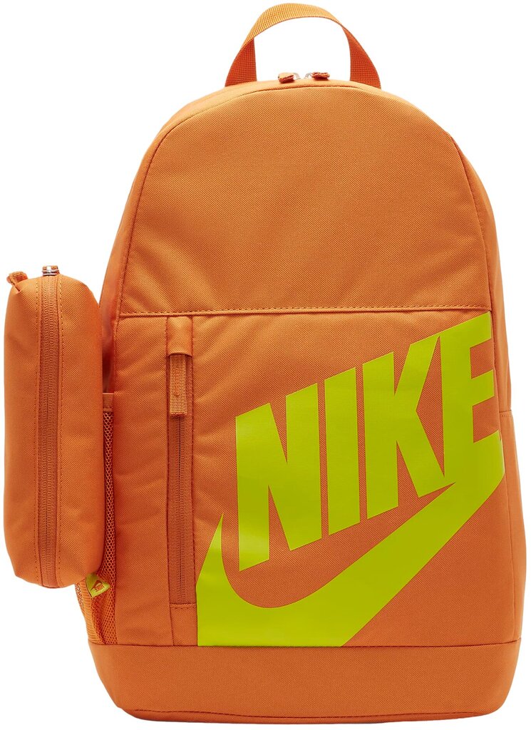 Kuprinė su penalu Nike Elmnt, DR6084 815, oranžinė kaina ir informacija | Kuprinės mokyklai, sportiniai maišeliai | pigu.lt