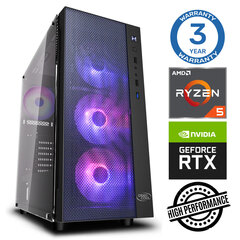 INTOP Ryzen 5 3600 16GB 480SSD M.2 NVME+2TB RTX4060Ti 8GB no-OS цена и информация | Stacionarūs kompiuteriai | pigu.lt