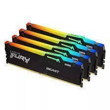 Kingston Fury Beast RGB KF552C40BBAK4-128 kaina ir informacija | Operatyvioji atmintis (RAM) | pigu.lt