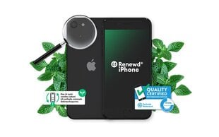 Renewd® iPhone SE (2022) 64GB RND-P26164 Midnight Black kaina ir informacija | Mobilieji telefonai | pigu.lt