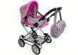 Lėlių vežimėlis su krepšiu 2in1 kaina ir informacija | Žaislai mergaitėms | pigu.lt