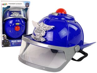Policininko šalmas su garsais Lean Toys kaina ir informacija | Žaislai berniukams | pigu.lt