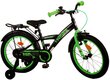 Vaikiškas dviratis Volare Thombike 18", juodas/žalias kaina ir informacija | Dviračiai | pigu.lt