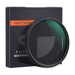 K&F Concept 86mm XV38 Nano-X Variable/Fader ND Filter цена и информация | Фильтры для объективов | pigu.lt