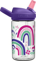 Vaikiška gertuvė Camelbak Eddy+Kids Rainbow Floral, 400 ml, violetinė kaina ir informacija | Gertuvės | pigu.lt