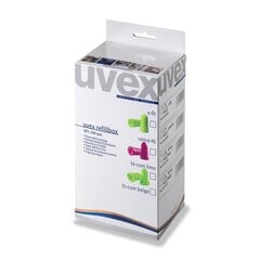 Беруши UVEX X-FIT без заправочной коробки для дозатора Uvex, 300 пар. ОСШ 37 дБ цена и информация | Защита для головы | pigu.lt