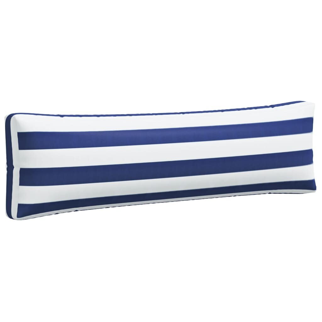 Palečių pagalvėlės vidaXL, mėlynos/baltos kaina ir informacija | Pagalvės, užvalkalai, apsaugos | pigu.lt