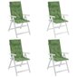 Kėdės pagalvėlės vidaXL, žalios kaina ir informacija | Pagalvės, užvalkalai, apsaugos | pigu.lt