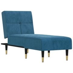 Poilsio gultas vidaXL, mėlynas цена и информация | Кресла в гостиную | pigu.lt