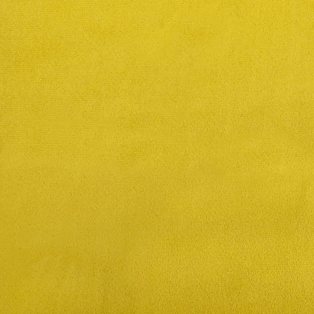 Poilsio gultas vidaXL, geltonas цена и информация | Svetainės foteliai | pigu.lt