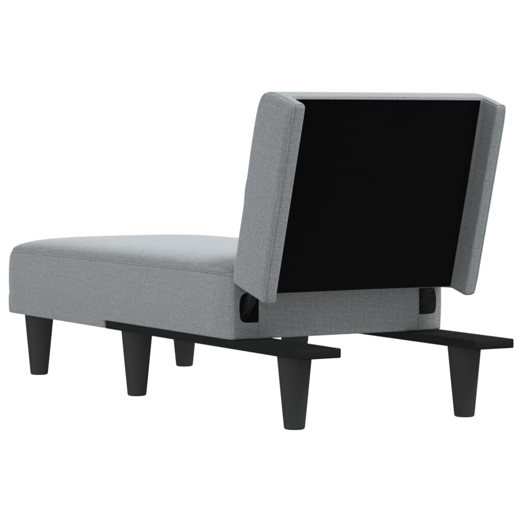 Poilsio gultas vidaXL, pilkas kaina ir informacija | Svetainės foteliai | pigu.lt