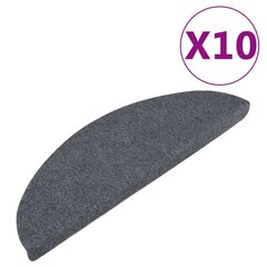 VidaXL lipnūs laiptų kilimėliai 10 vnt цена и информация | Ковры | pigu.lt