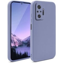 Силиконовый чехол Moozy Minimalist для Xiaomi Redmi Note 10 Pro, Xiaomi Redmi Note 10 Pro Max, серо-голубой цена и информация | Чехлы для телефонов | pigu.lt