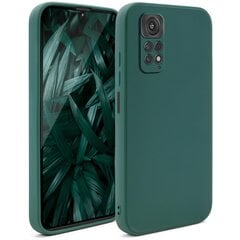 Силиконовый чехол Moozy Minimalist для Xiaomi Redmi Note 11, Xiaomi Redmi Note 11S, темно-зеленый цена и информация | Чехлы для телефонов | pigu.lt