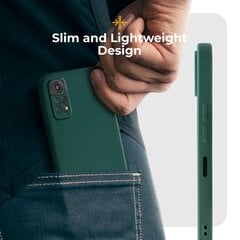 Силиконовый чехол Moozy Minimalist для Xiaomi Redmi Note 11, Xiaomi Redmi Note 11S, темно-зеленый цена и информация | Чехлы для телефонов | pigu.lt