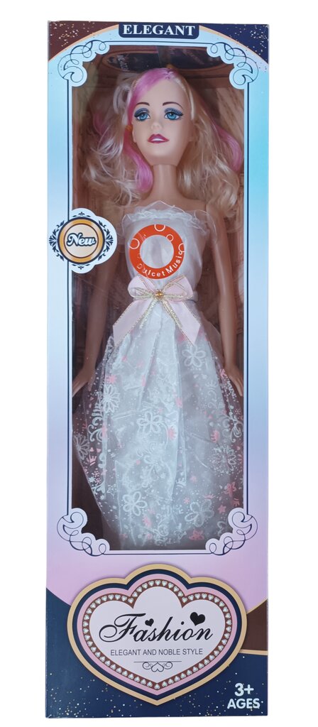 Elegantiško stiliaus lėlė, 56 cm kaina ir informacija | Žaislai mergaitėms | pigu.lt