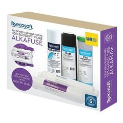 Комплект картриджей Ecosoft P’URE Alkafuse цена и информация | Фильтры для воды, чистящие устройства | pigu.lt