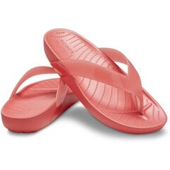 Crocs™ lauko šlepetės moterims 244843, raudonos kaina ir informacija | Šlepetės moterims | pigu.lt