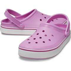 Šlepetės moterims Crocs™ Crocband 244506, rožinės цена и информация | Женские тапочки | pigu.lt