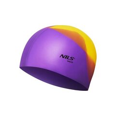 Plaukimo kepurė Nils Aqua, violėtinė цена и информация | Nils Водный спорт | pigu.lt