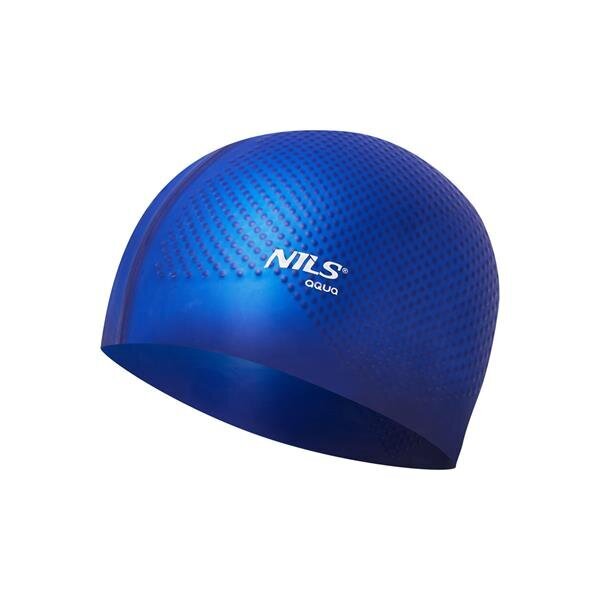 Plaukimo kepurė Nils Aqua, mėlyna kaina ir informacija | Plaukimo kepuraitės | pigu.lt