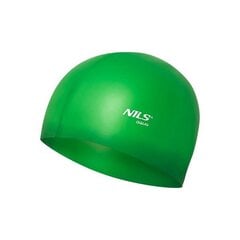Plaukimo kepuraitė Nils Aqua, žalia kaina ir informacija | Plaukimo kepuraitės | pigu.lt