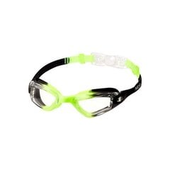 Plaukimo akiniai Nils NQG770AF Junior, juodi/žali kaina ir informacija | Plaukimo akiniai | pigu.lt