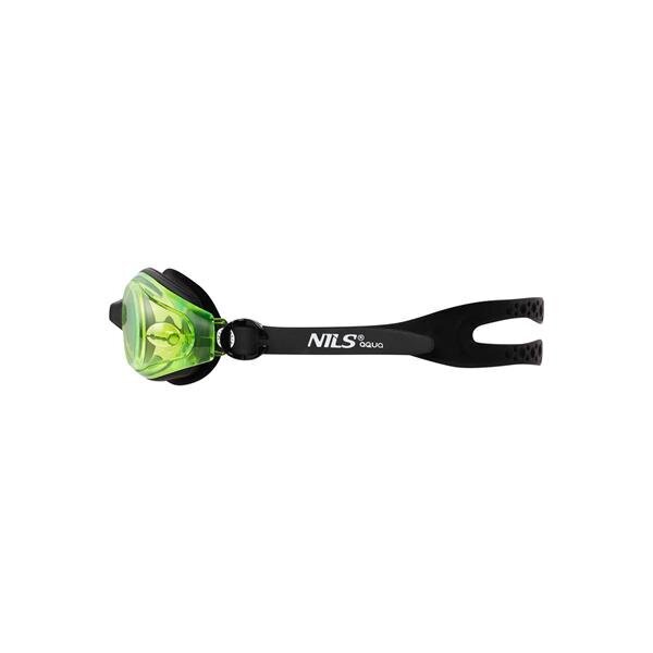 Plaukimo akiniai Nils Aqua, žali цена и информация | Plaukimo akiniai | pigu.lt