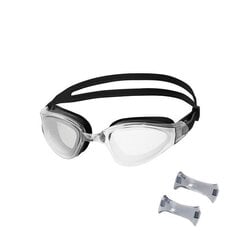 Plaukimi akinia Nils Aqua, juodi kaina ir informacija | Plaukimo akiniai | pigu.lt