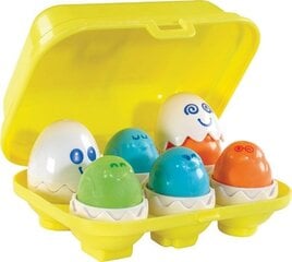 Tomy Hide&#039;n&#039;Squeak Eggs Art.1581 Игрушка-сортер Найди Яйцо цена и информация | Игрушки для малышей | pigu.lt