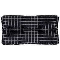 Palečių pagalvė vidaXL, juoda kaina ir informacija | Pagalvės, užvalkalai, apsaugos | pigu.lt