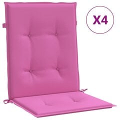 Kėdės pagalvėlės vidaXL, rožinės kaina ir informacija | Pagalvės, užvalkalai, apsaugos | pigu.lt