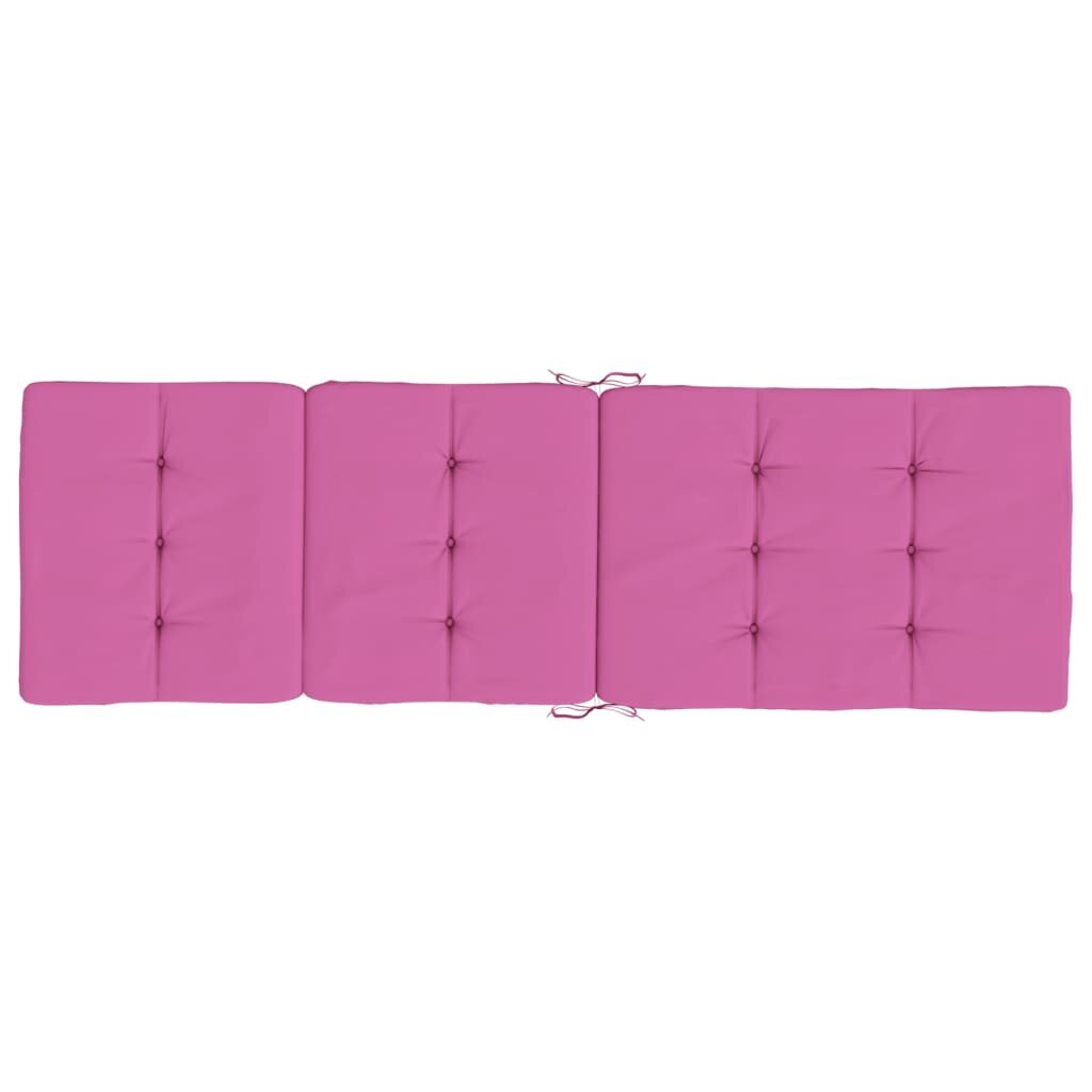 2- jų terasos pagalvėlių komplektas vidaXL, rožinis цена и информация | Pagalvės, užvalkalai, apsaugos | pigu.lt