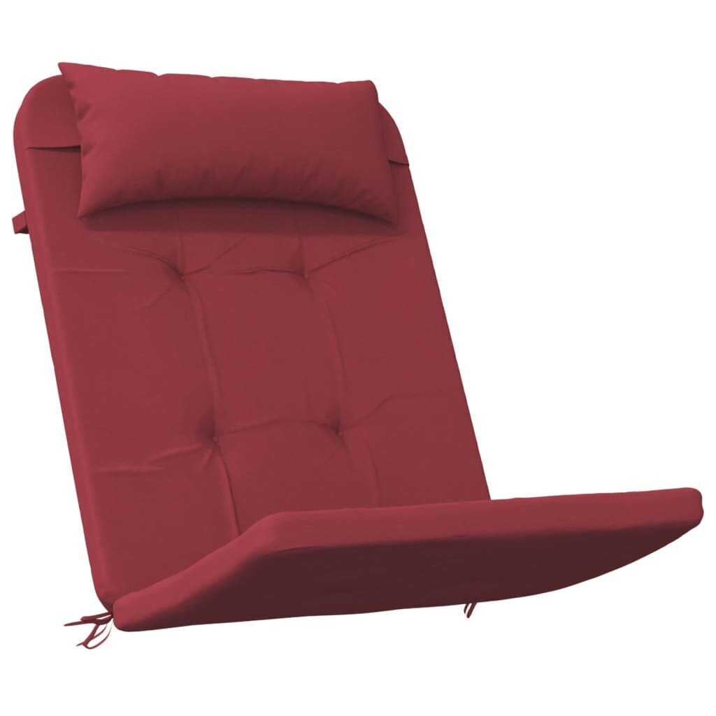 2-jų kėdžių pagalvėlių komplektas vidaXL Adirondack, raudonas kaina ir informacija | Pagalvės, užvalkalai, apsaugos | pigu.lt