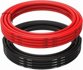 Yunique 12 AWG, 5 m цена и информация | Кабели и провода | pigu.lt