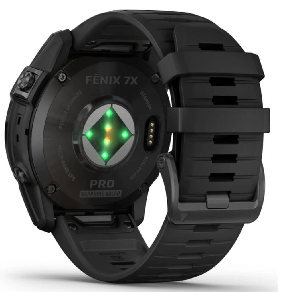 Garmin fēnix® 7X Pro Sapphire Solar Carbon Grey DLC Titanium/Black kaina ir informacija | Išmanieji laikrodžiai (smartwatch) | pigu.lt