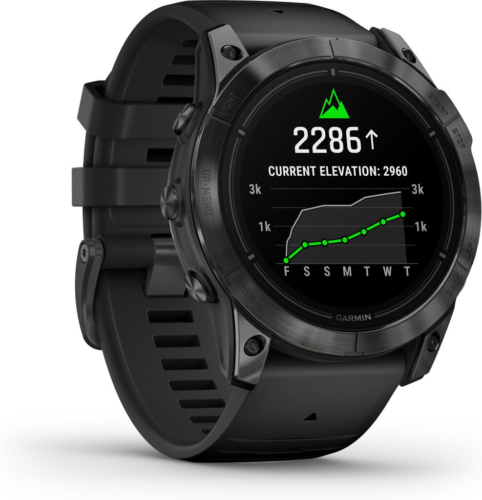 Garmin epix Pro Gen 2 Sapphire Carbon Gray DLC Titanium/Black цена и информация | Išmanieji laikrodžiai (smartwatch) | pigu.lt