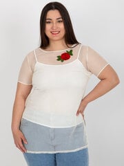 Блузка лк-бз-506949.58п, белая цена и информация | Женские блузки, рубашки | pigu.lt