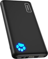 INIU Power Bank, на небольшой, но сильной внешней батареи USB C 10000 мАч, три выхода 3A вывода мобильного телефона с фонариками и основаниями Amazon AAA Alkali-Batheries, мощные, 1,5 В, 36 штук цена и информация | Зарядные устройства Power bank | pigu.lt