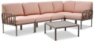 Lauko baldų komplektas Komodo Corner, rožinis/pilkas kaina ir informacija | Lauko baldų komplektai | pigu.lt
