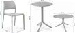 Lauko baldų komplektas Bora Bistrot Sprizt 2+1, smėlio spalvos kaina ir informacija | Lauko baldų komplektai | pigu.lt