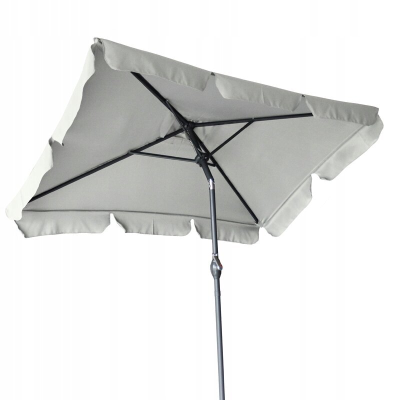 Lauko skėtis Destin, pilkas kaina ir informacija | Skėčiai, markizės, stovai | pigu.lt