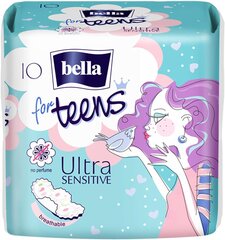 Higieniniai paketai Bella Teens Ultra Sensitive, 10 vnt. kaina ir informacija | Tamponai, higieniniai paketai, įklotai | pigu.lt
