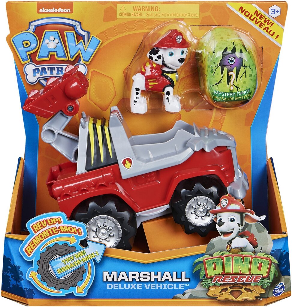 Figūrėlė Dino Rescue Marshall Paw Patrol kaina ir informacija | Žaislai berniukams | pigu.lt