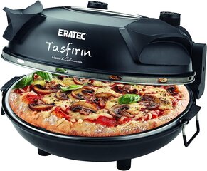 Akmens orkaitės rinkinys Electical Pizza, 42 x 26 x 23 cm, juodas цена и информация | Аксессуары для гриля и барбекю | pigu.lt