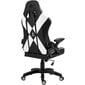 Pasukama žaidimų kėdė, Feyton, Kraken Chairs, juoda ir balta kaina ir informacija | Biuro kėdės | pigu.lt