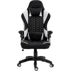 Pasukama žaidimų kėdė, Feyton, Kraken Chairs, juoda/balta kaina ir informacija | Biuro kėdės | pigu.lt