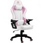 Pasukama žaidimų kėdė, Feyton, Kraken Chairs, balta/rožinė цена и информация | Biuro kėdės | pigu.lt