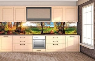 Dimex Line Kitchen Back Wall Foil Self -Adhesive Meadow | Клейская пленка - Декоративная пленка - Защита от брызг для кухни | Премиальное качество - сделано в ЕС | 350 см х 60 см цена и информация | Фотообои | pigu.lt