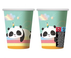 Бумажные стаканчики Dreamy Panda, 266 мл, 12 шт. цена и информация | Праздничная одноразовая посуда | pigu.lt